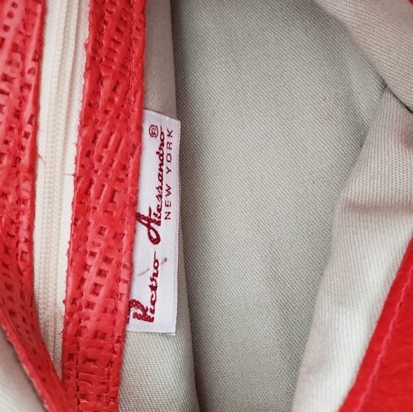 Pietro Alessandro dark coral orange top handle bag - Picture 10 of 11